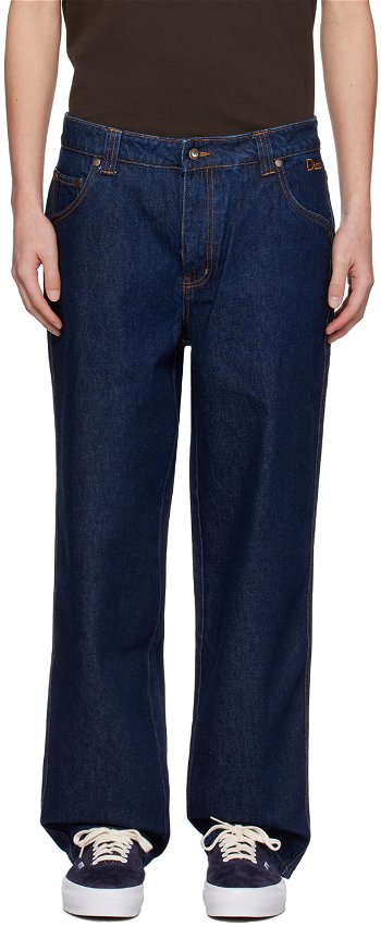 Dime Indigo Classic Relaxed Jeans DIMESP2433IND