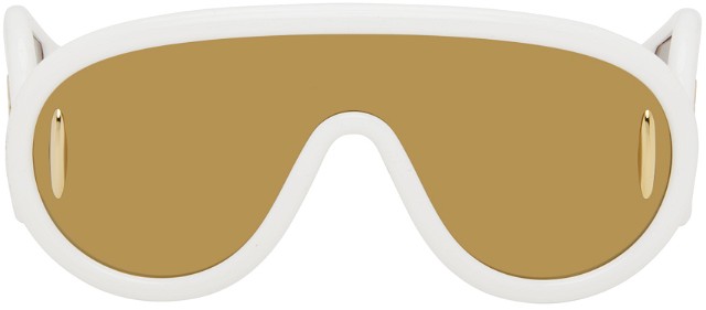 White Wave Mask Sunglasses