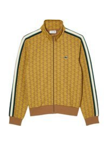 Lacoste Paris Jacquard Monogram Zipped Sweatshirt SH1368-00-QIB