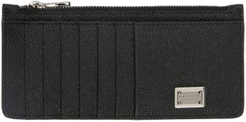 Dolce & Gabbana Black Vertical Card Holder BP2172AG219