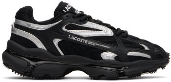 Lacoste Black & Silver Sneakers 47SMA0013_02H