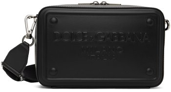 Dolce & Gabbana Black Raised Logo Bag BM7329AG218