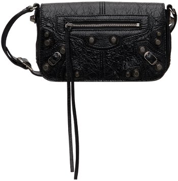 Balenciaga Black 'Le Cagole' Mini Flap Bag 781911 210KR