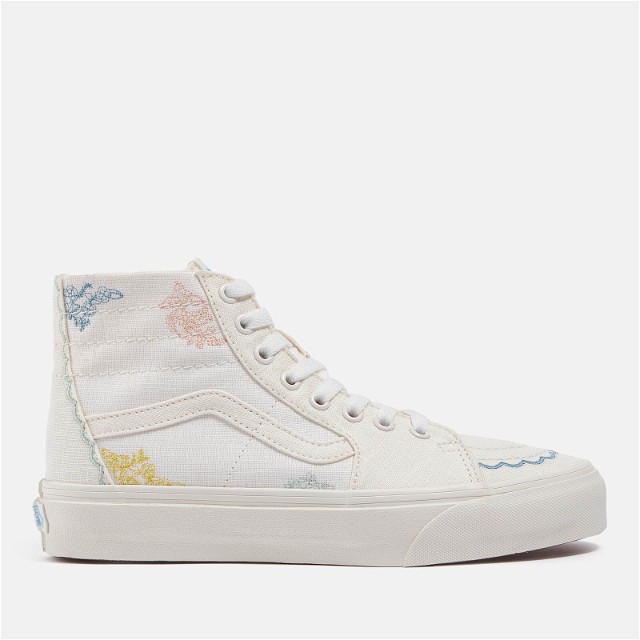 Blossom Sk8-Hi Tapered Linen Trainers
