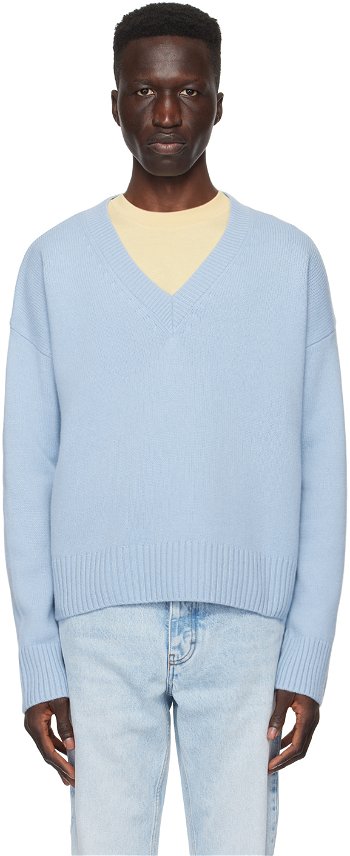 AMI Paris Cropped Sweater UKS234.KN0028