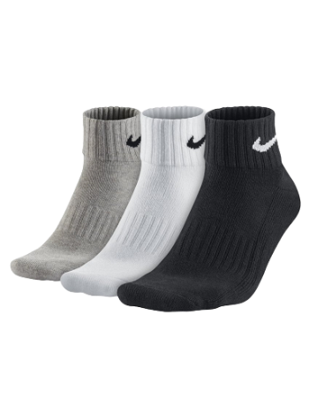 Nike Cotton Quarter Socks 3-Pack sx4926-901