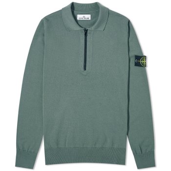 Stone Island Soft Cotton Knitted Polo Shirt 8015543B2-V0059