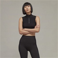Classic Seamless Knit Sport Cropped Top