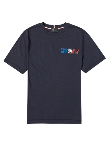 Moncler Grenoble Short Sleeve T-Shirt Navy 8C000-03-83927-773