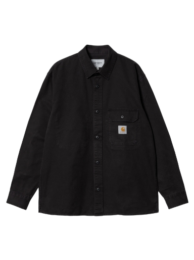 Reno Shirt Jacket "Black garment dyed"