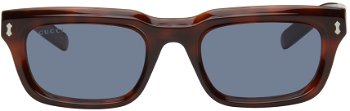 Gucci Gucci Brown Rectangular Frame Sunglasses GG1524S-002