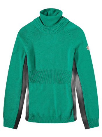 Moncler Grenoble T-Neck Fitted Jumper 9F000-03-A9462-848