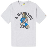 A Bathing Ape Graffiti Character College T-Shirt