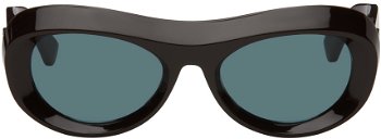 Bottega Veneta Oval Sunglasses BV1284S-004