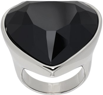 VETEMENTS Crystal Heart Ring UE64RI500B