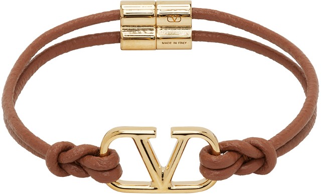 Garavani Leather VLogo Signature Bracelet