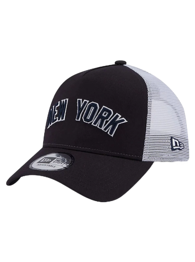 New Era New York Yankees Team Script Trucker Cap 60364216