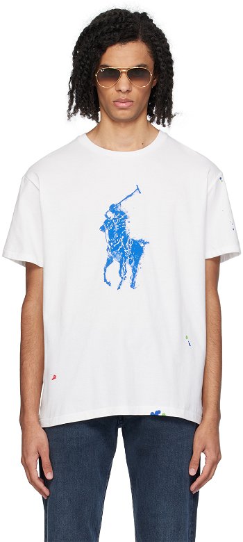 Polo by Ralph Lauren White Big Pony T-Shirt 710936387001