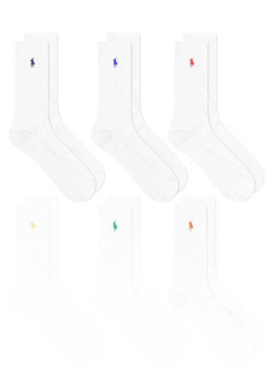 Multicoloured PP Sports Sock - 6 Pack