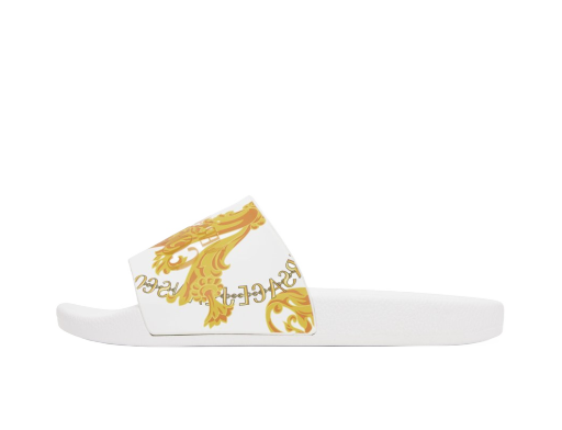 Jeans Couture Shelly Chain Couture Slides "White"