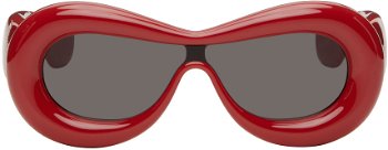 Loewe Red Inflated Mask Sunglasses LW40099I@0066A