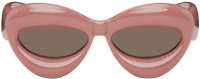 Pink Inflated Cat-Eye Sunglasses