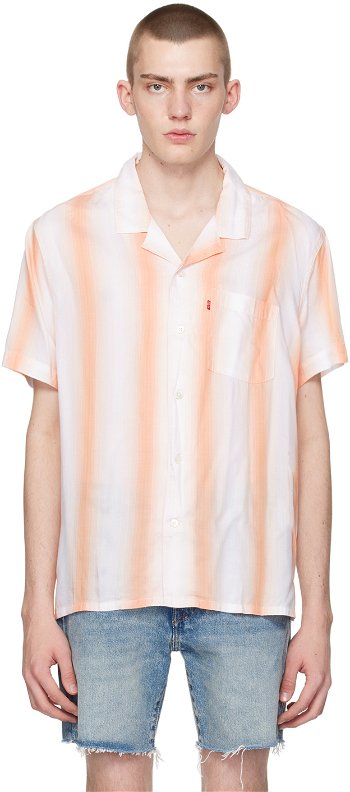 Levi's Orange & White Sunset Shirt 72625-0091