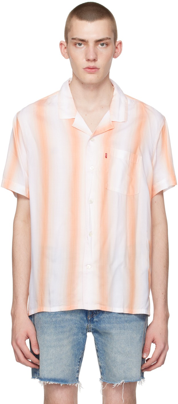 Orange & White Sunset Shirt