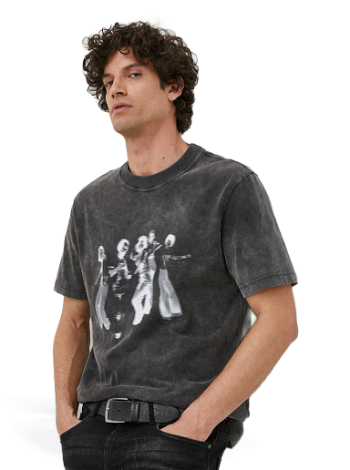 BOSS Peached-Cotton T-Shirt Seasonal Print 50485067