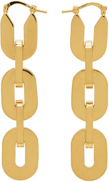 Jil Sander Chain Earrings "Gold" J11VG0079_P4877