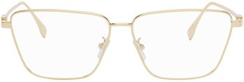 FENDI Baguette Glasses "Gold" FE50071U 192337147838