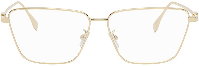 Baguette Glasses "Gold"