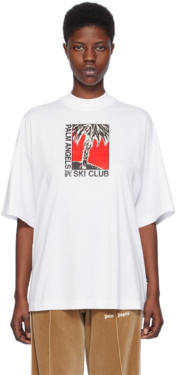 Palm Angels 'Ski Club' T-Shirt PWAA017R24JER0020110