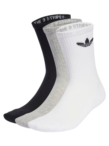 adidas Originals Trefoil Cushion Crew Socks - 3 pack IJ5614
