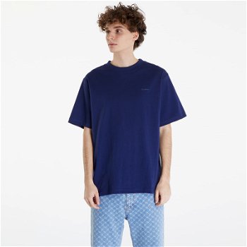 Queens Essential T-Shirt With Tonal Print Blue QNS_008