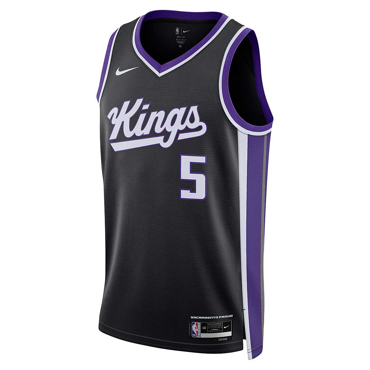 De'Aaron Fox Sacramento Kings 2023/24 Icon Edition Nike Dri-FIT