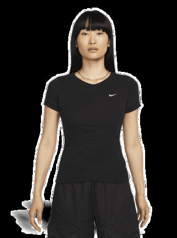 Nike Sportswear Essentials Ribbed Mod Cropped Top FB8276-010