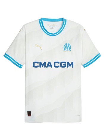 Puma Olympique de Marseille 23/24 Authentisches Heimtrikot Herren, Weiß, Größe: 3XL, Kleidung 771280_01