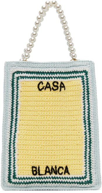 Casablanca Mini Crochet Tote Bag APS24-BAG-094-01