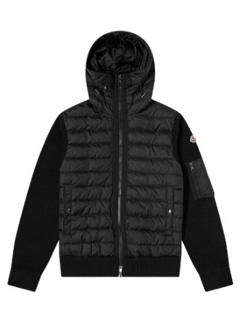 Moncler Hooded Down Knit Jacket 9B508-00-A9340-999