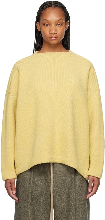 Fear of God Yellow Square Neck Sweater FG820-0121WOL