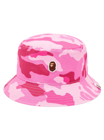BAPE Woodland Camo Bucket Hat Pink 001HTJ302002L-PNK