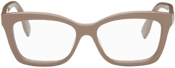 FENDI Lettering Glasses "Taupe" FE50057I 192337147333