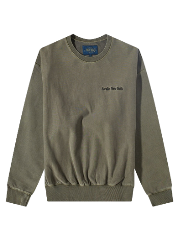 Awake NY Pigment Dyed Embroidered Crew Sweat AWK-FW22-CN001-MSS