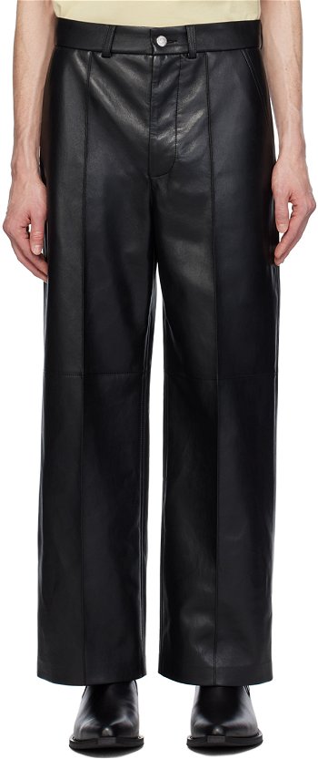Nanushka Dax Regenerated Leather Trousers NM24RSPA00599