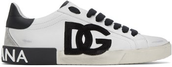 Dolce & Gabbana Off-White Portofino Vintage Sneakers CS2203AO277