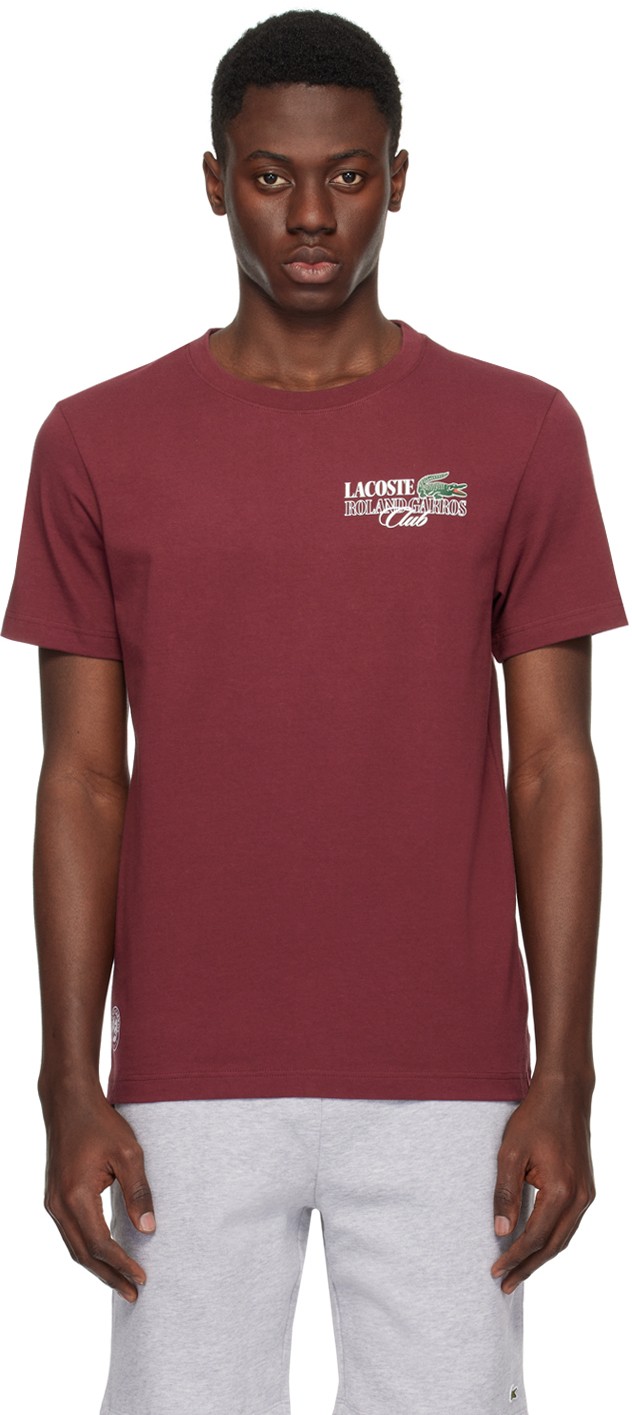 Burgundy Roland Garros Edition T-Shirt