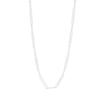 Saint Laurent Multi Plaque Necklace "Palladium" 757583Y1500-8126