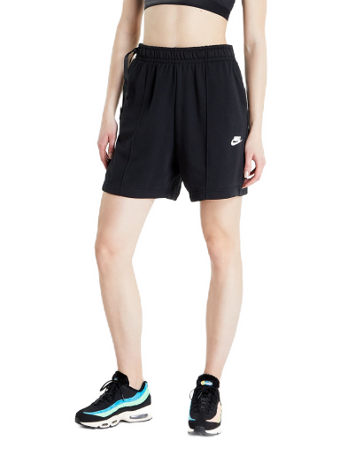 French Terry Fleece High-Rise Shorts