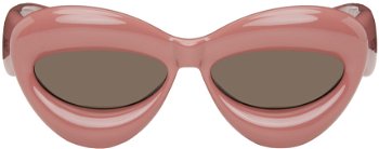 Loewe Pink Inflated Cat-Eye Sunglasses LW40097I@5572E